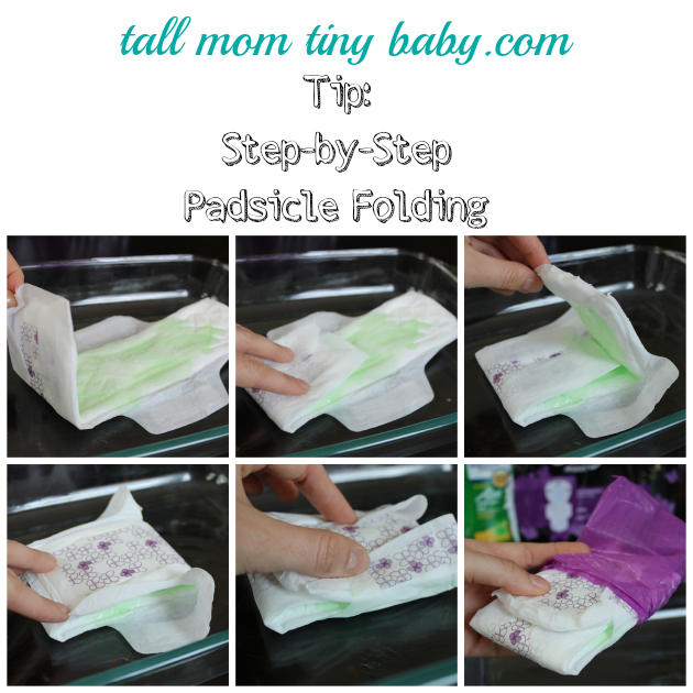 How to make post-birth and postpartum recovery pads - padsicles