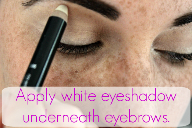 white_highlighter_evil_queen_eye_makeup_tutorial