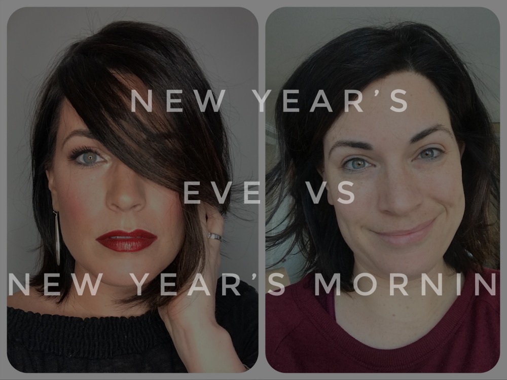 New years eve vs new years morning #MinuteWithMary